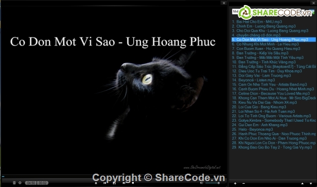 Music Player,quản lý nhạc,code web nghe nhạc,web nghe nhạc dj,website nghe nhạc